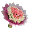 Ramo Ramo Elegancia Rosa y Blanca