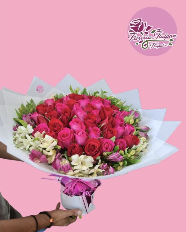 50 rosas en ramos