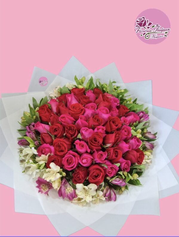 50 rosas en ramos