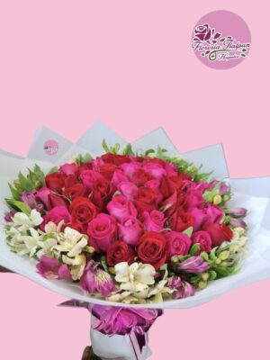 50 rosas en ramos