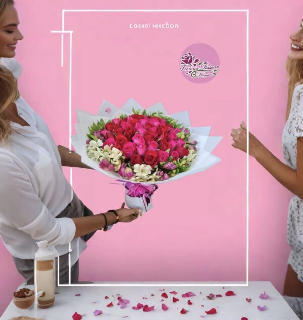 50 rosas en ramos