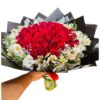 Bouquet de 50 rosas rojas