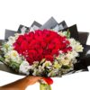 Bouquet de 50 rosas rojas