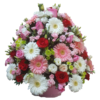 Arreglo Floral Elegancia en Rosa y Blanco