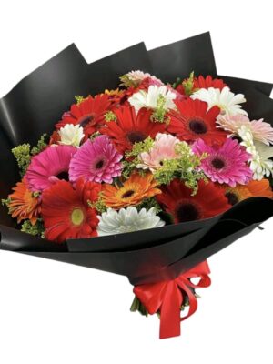 Ramos de gerberas con 22 piezas