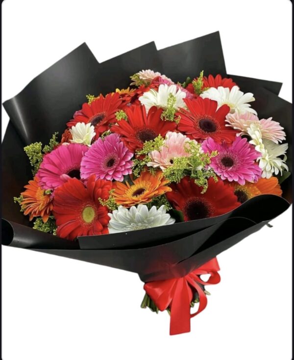Ramos de gerberas con 22 piezas