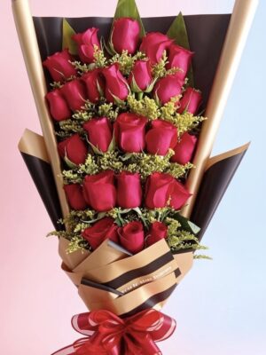 Ramo de 25 rosas rojas