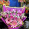 Flores tono rosados