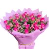 Hermoso arreglo de 24 rosas