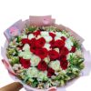 Ramos de 50 rosas con astromelia