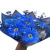 Gerberas azules Este ramo es perfecto para regalar a un hombre