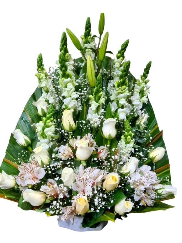 Arreglo de Rosas Blancas