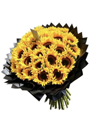 Ramo buchón de girasoles