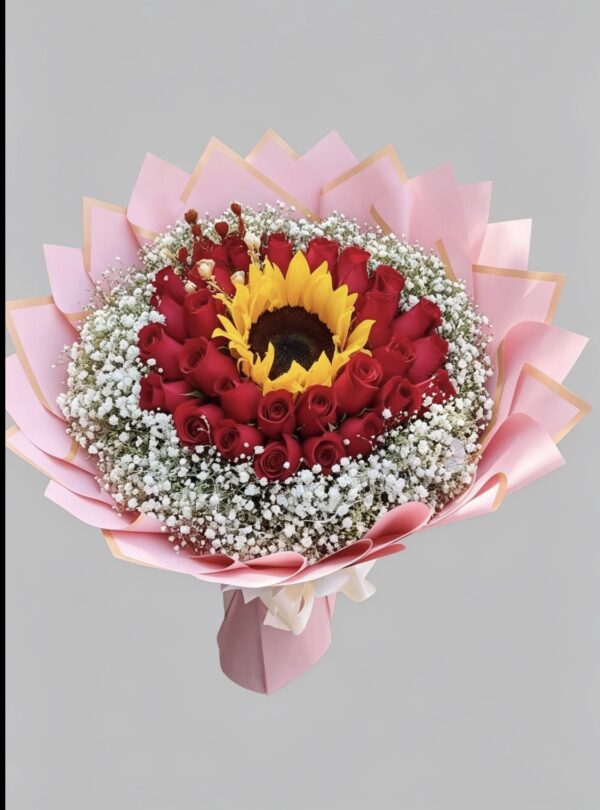 screenshot-62 Ramo de 35 rosas con girasol