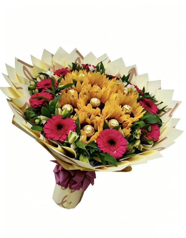 screenshot-61 Ramo de girasoles con gerberas