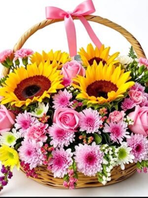 Canasta de flores