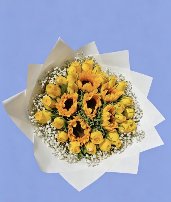 screenshot-66 Rosas amarillas con girasoles