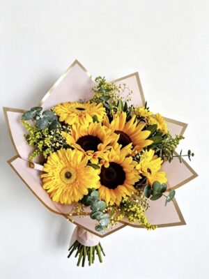 Ramo de Girasoles con gerberas