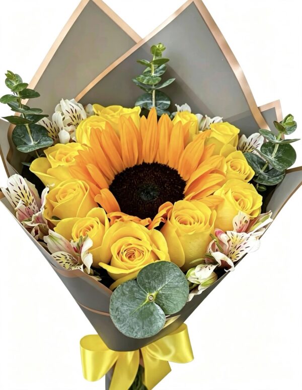 screenshot-78 Rosas amarillas con girasol